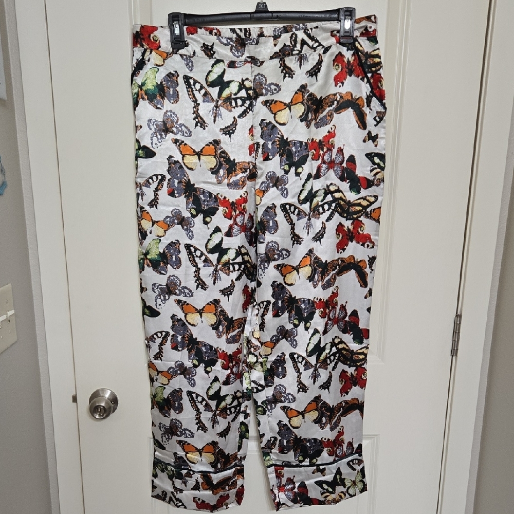 Butterfly Print Pants